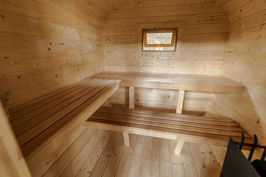Sauna en baril 9