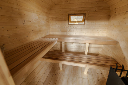Quad Sauna with Steam Room and Terrace (2.8m)
