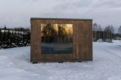 CLT Standard Sauna with Steam room and Mini Terrace