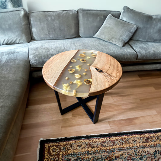 Nature's Craftsmanship - Custom Epoxy Oak Coffee Tables